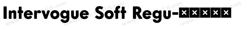Intervogue Soft Regu字体转换